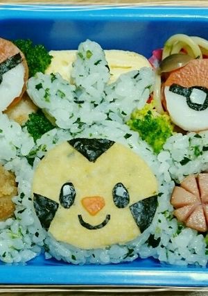 ワカメご飯でハリマロン弁当☆-レシピのメイン写真