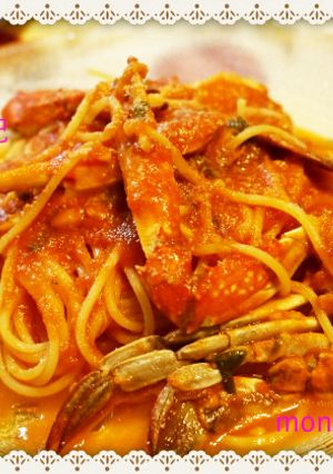 渡り蟹のパスタ-レシピのメイン写真
