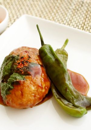 レンジで簡単おいしい!居酒屋風とりつくね-レシピのメイン写真