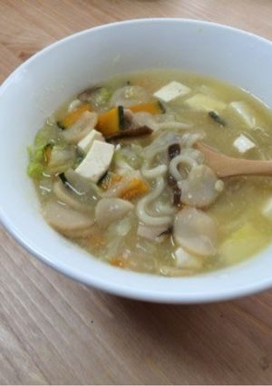 生姜入り味噌煮込みうどん-レシピのメイン写真