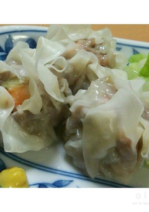【海老シュウマイ】ひき肉とむき海老で簡単-レシピのメイン写真