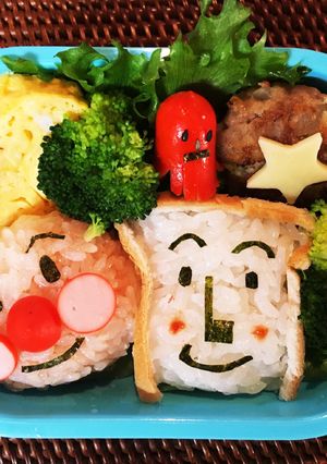 キャラ弁 アンパンマンしょくぱんマン-レシピのメイン写真