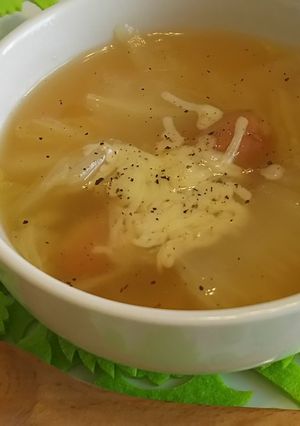 ほっとあったか☆白菜とウインナーのスープ-レシピのメイン写真