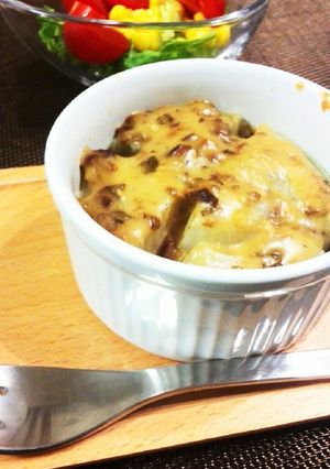 超簡単☆トロ甘新玉葱のポルチーニクリーム-レシピのメイン写真