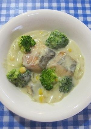 鮭とブロッコリーの豆乳クリーム煮-レシピのメイン写真