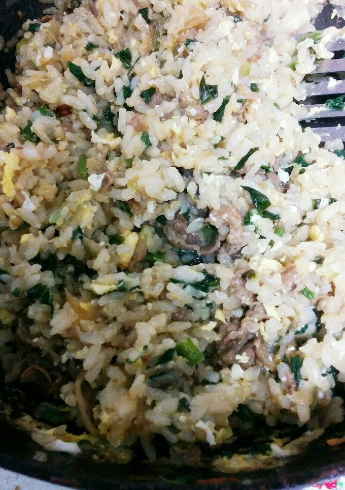 牛丼の残りで焼き飯！-レシピのメイン写真