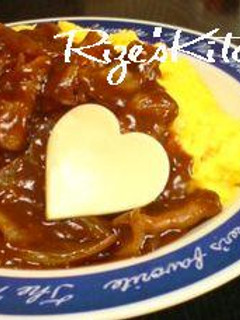 はぁと❤オムハヤシ-レシピのメイン写真