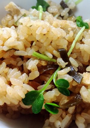 昆布佃煮の 簡単 炊き込みご飯-レシピのメイン写真