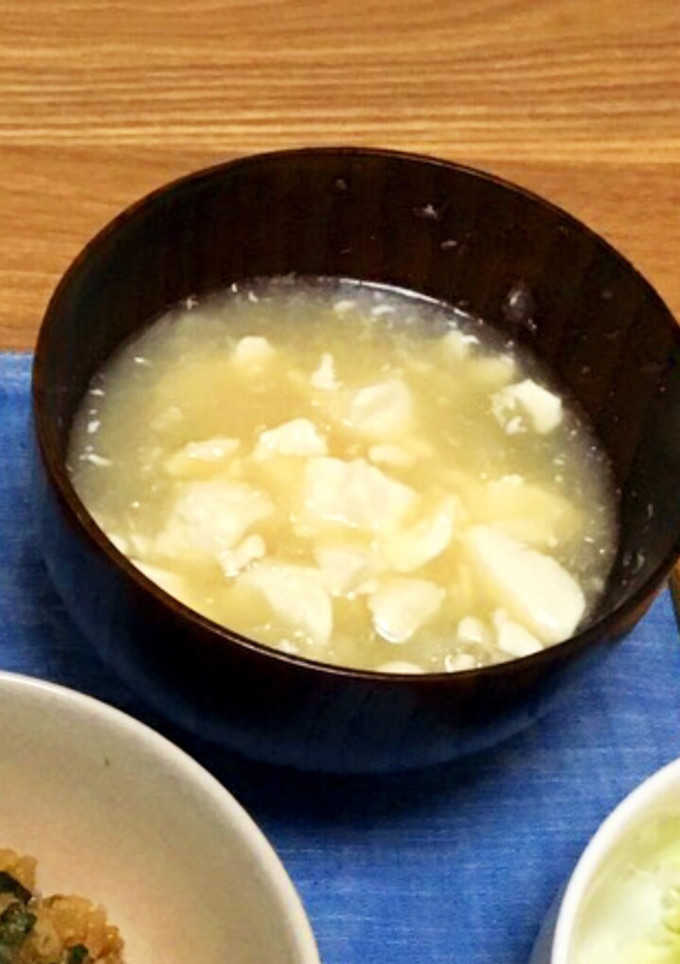 みぞれ煮風 ダイエットお豆腐のスープ-レシピのメイン写真