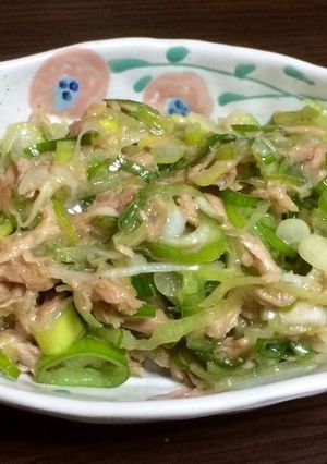 簡単おつまみ☆シーチキンねぎ☆-レシピのメイン写真