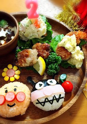 アンパンマンの誕生日プレート-レシピのメイン写真