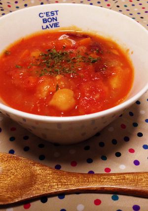 お野菜たっぷり ミネストローネ-レシピのメイン写真