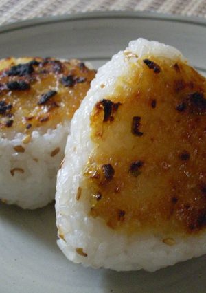 ネギ味噌の焼きおにぎり-レシピのメイン写真