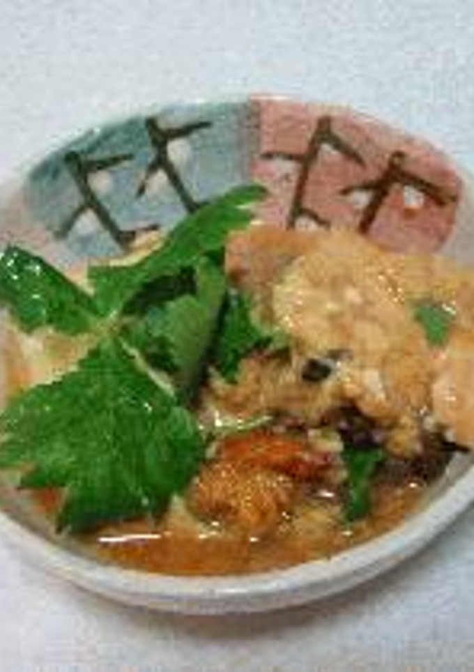 ウニと豆腐の卵とじ-レシピのメイン写真
