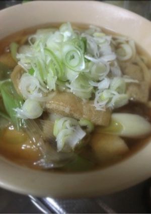 身体があったまるきつねうどん-レシピのメイン写真