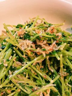 豆苗とじゃこのかつお醤油マヨ-レシピのメイン写真