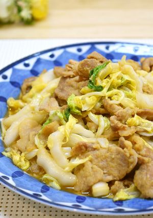 簡単♡豚肉と白菜のレモン醤油炒め♪-レシピのメイン写真