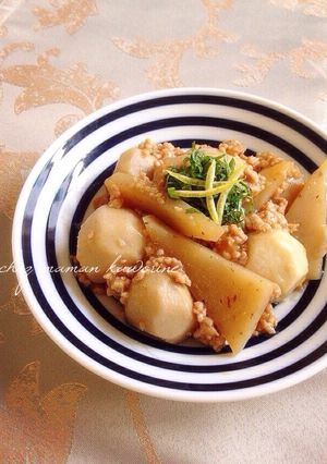 ほっこり里芋のそぼろ煮♪-レシピのメイン写真