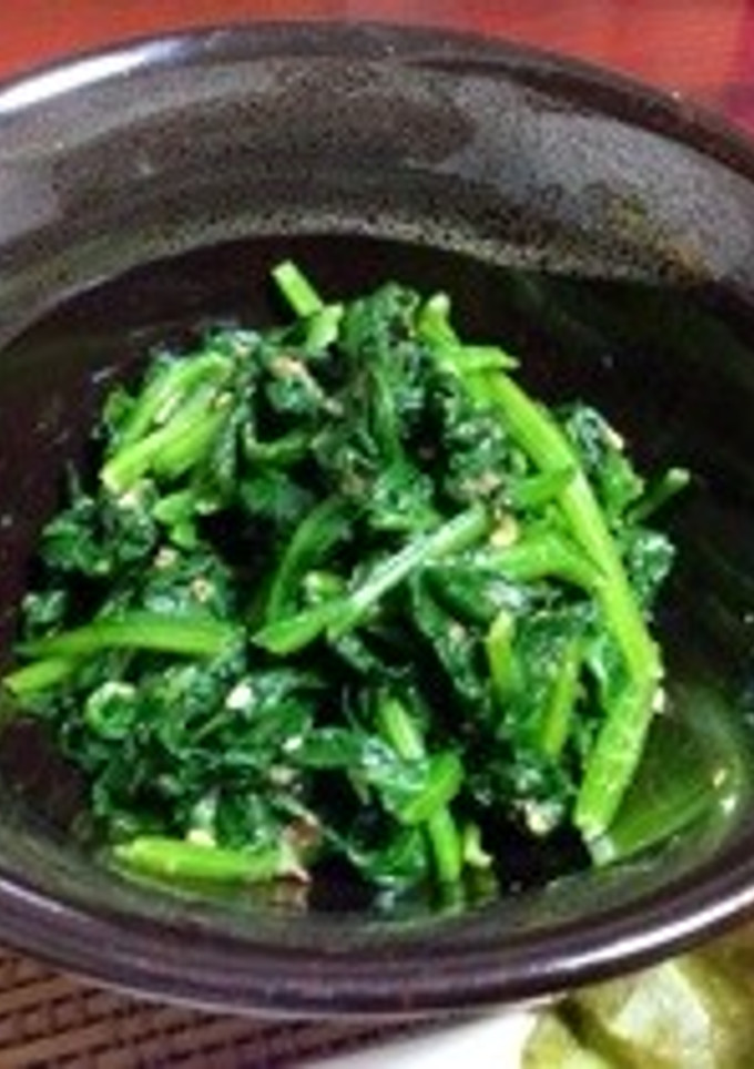 カンタン!ほうれん草のごま和え-レシピのメイン写真