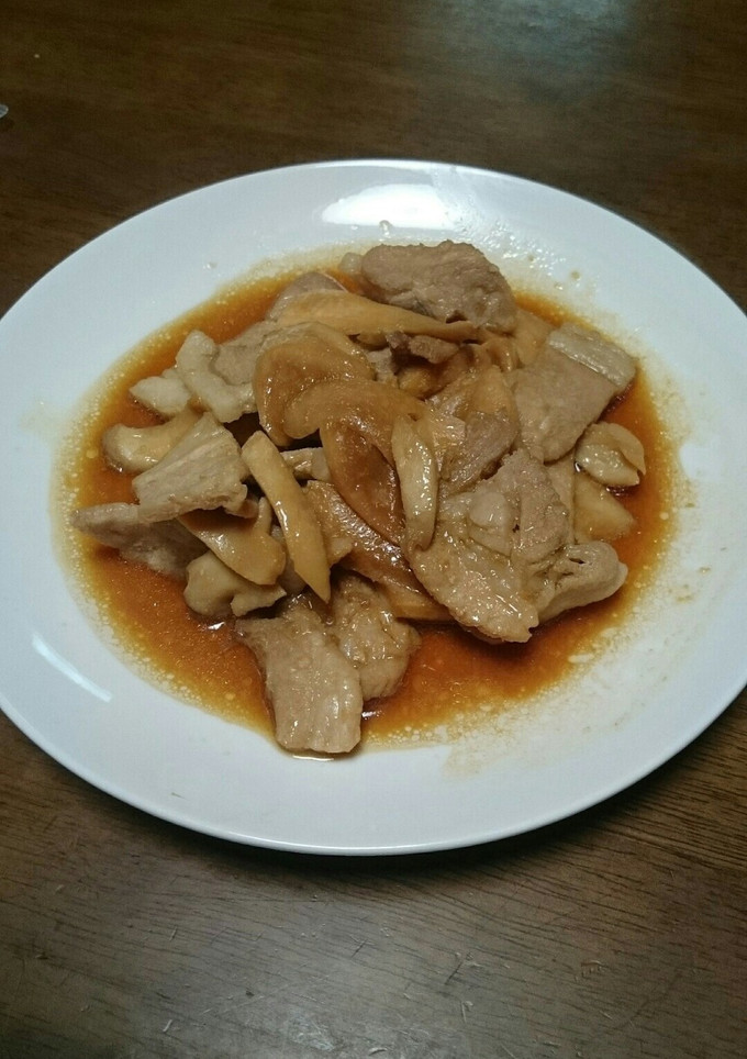 エリンギ＆豚のしょうが焼き-レシピのメイン写真