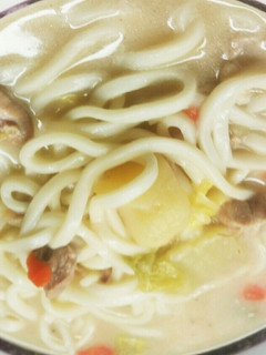 シチューうどん-レシピのメイン写真