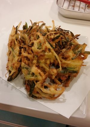 ニラと桜えびのかき揚げ-レシピのメイン写真