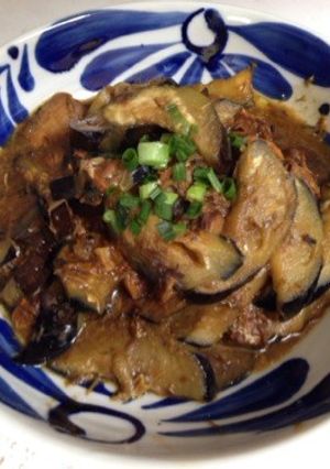 簡単！なすとサバ味噌煮缶炒め-レシピのメイン写真