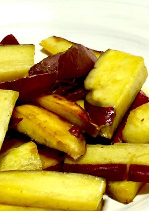 オリーブオイルでさつま芋のバター焼き風-レシピのメイン写真