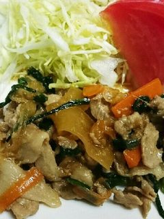 簡単☆豚肉の甘辛炒め-レシピのメイン写真
