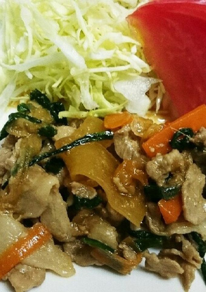 簡単☆豚肉の甘辛炒め-レシピのメイン写真