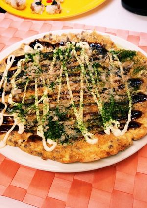 大豆のお肉でお好み風卵焼き-レシピのメイン写真