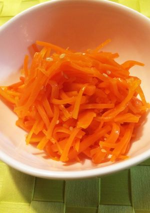にんじん大量消費！レンジで簡単ナムル♫-レシピのメイン写真