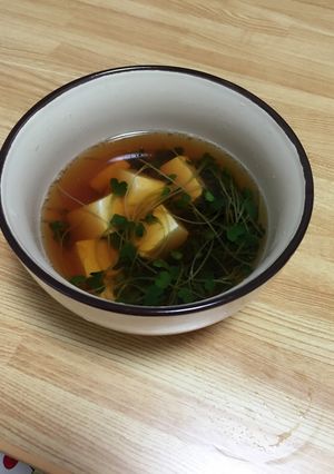 かいわれのスープ-レシピのメイン写真