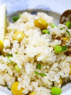秋刀魚の炊き込みご飯☆大根が決め手！-レシピのメイン写真