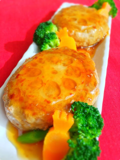 モチッふわぁ〜♪レンコンバーグ‼︎-レシピのメイン写真
