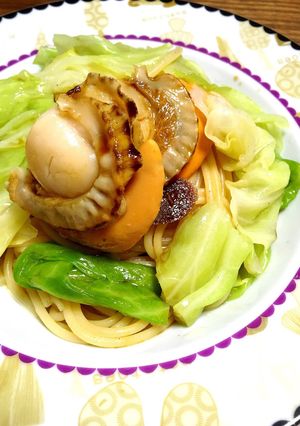 帆立とキャベツの和風パスタ-レシピのメイン写真