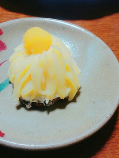 栗の甘露煮モンブラン-レシピのメイン写真