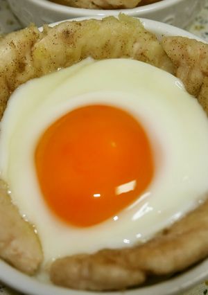 ササミと卵のココットカマン-レシピのメイン写真