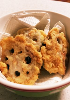 れんこん明太子はさみ揚げ-レシピのメイン写真