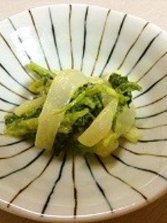 いかと菜の花の辛子酢味噌和え-レシピのメイン写真