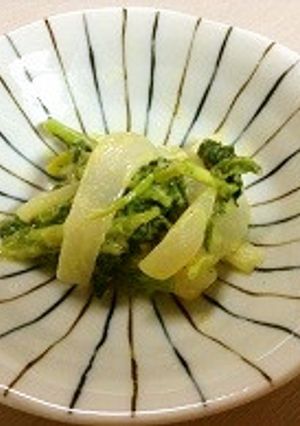 いかと菜の花の辛子酢味噌和え-レシピのメイン写真