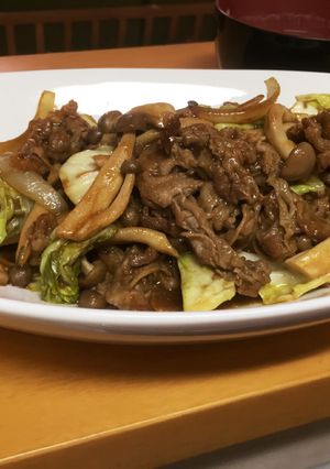 牛肉ときのこのオイスターソース炒め★-レシピのメイン写真