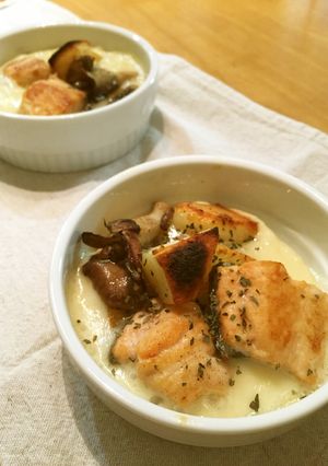 秋の味覚☆ココットカマン-レシピのメイン写真