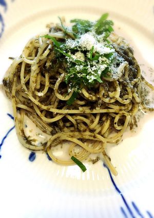 【和風】のりとチーズのクリームパスタ-レシピのメイン写真