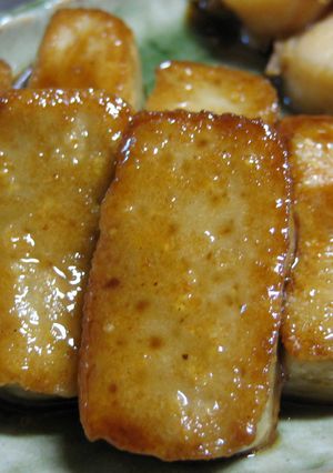 簡単おつまみ☆生麩めんつゆバター焼き-レシピのメイン写真