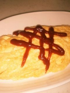 ★卵1個とお豆腐でふわとろオムレツ★-レシピのメイン写真