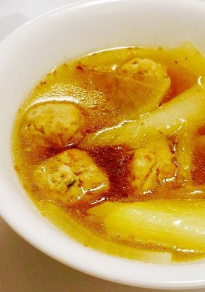 鍋の余り物で♬ぽかぽか鶏つくねスープ♡-レシピのメイン写真