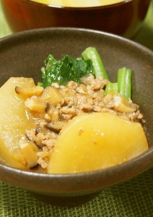 カブの豚挽き肉煮-レシピのメイン写真