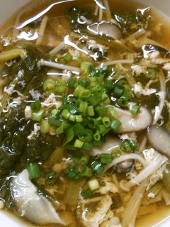 簡単 和食♪小松菜とインゲン 卵の和風煮-レシピのメイン写真