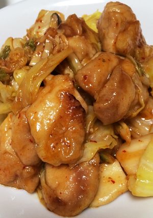 やみつき★鶏肉とキャベツのキムチ炒め-レシピのメイン写真